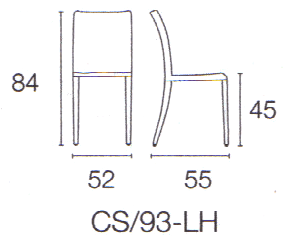 Calligaris Air Stoel