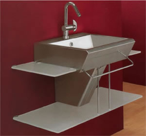 wastafels rvs, wastafels RVS, Wastafels