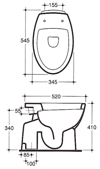 Simas LFT Toiletten