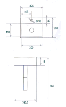 Lineabeta Quarelo Wastafels