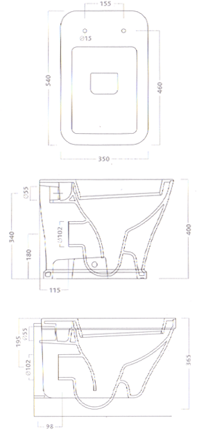 Pozzi Ginori Novecento Toiletten