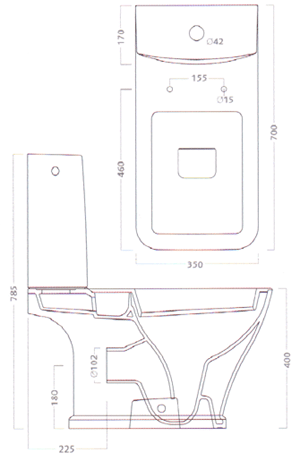 Pozzi Ginori Novecento Toiletten