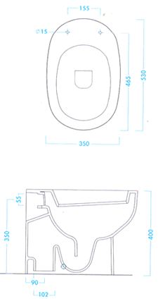 Pozzi Ginori Quinta Toiletten