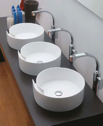 Flaminia Roll Wastafels