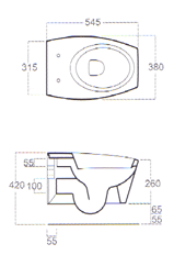 Simas Duemilasette Toiletten