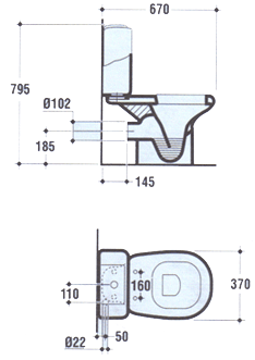 Ideal Standard Tesi WC