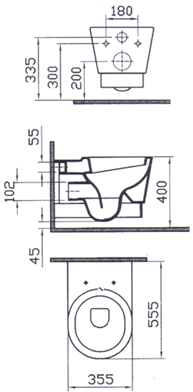  Wastafels, Hangend Toilet, Staand Toilet, Wastafels