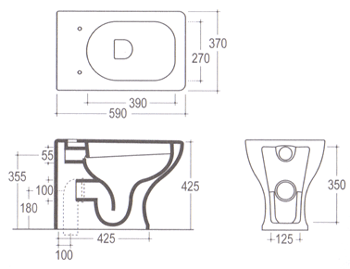 Vitruvit Dorian Toiletten
