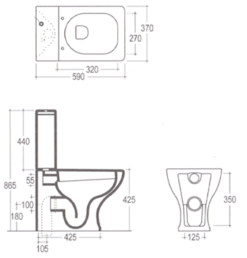 Vitruvit Dorian Toiletten