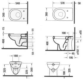 Duravit Happy D Toiletten