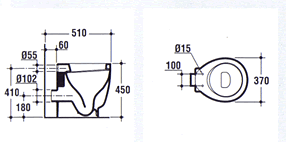 Toiletten, Kranen